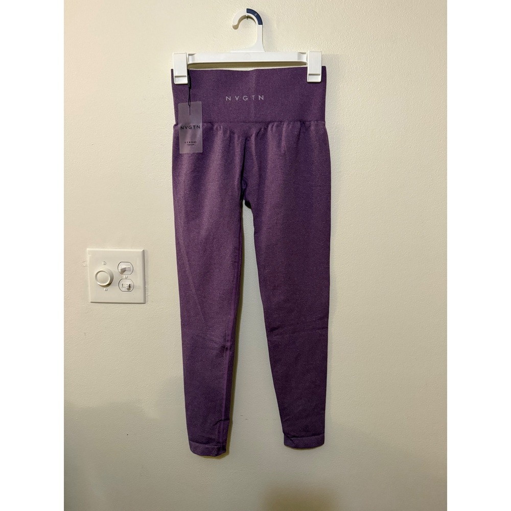 NVGTN Seamless Leggings Purple Size M NWT